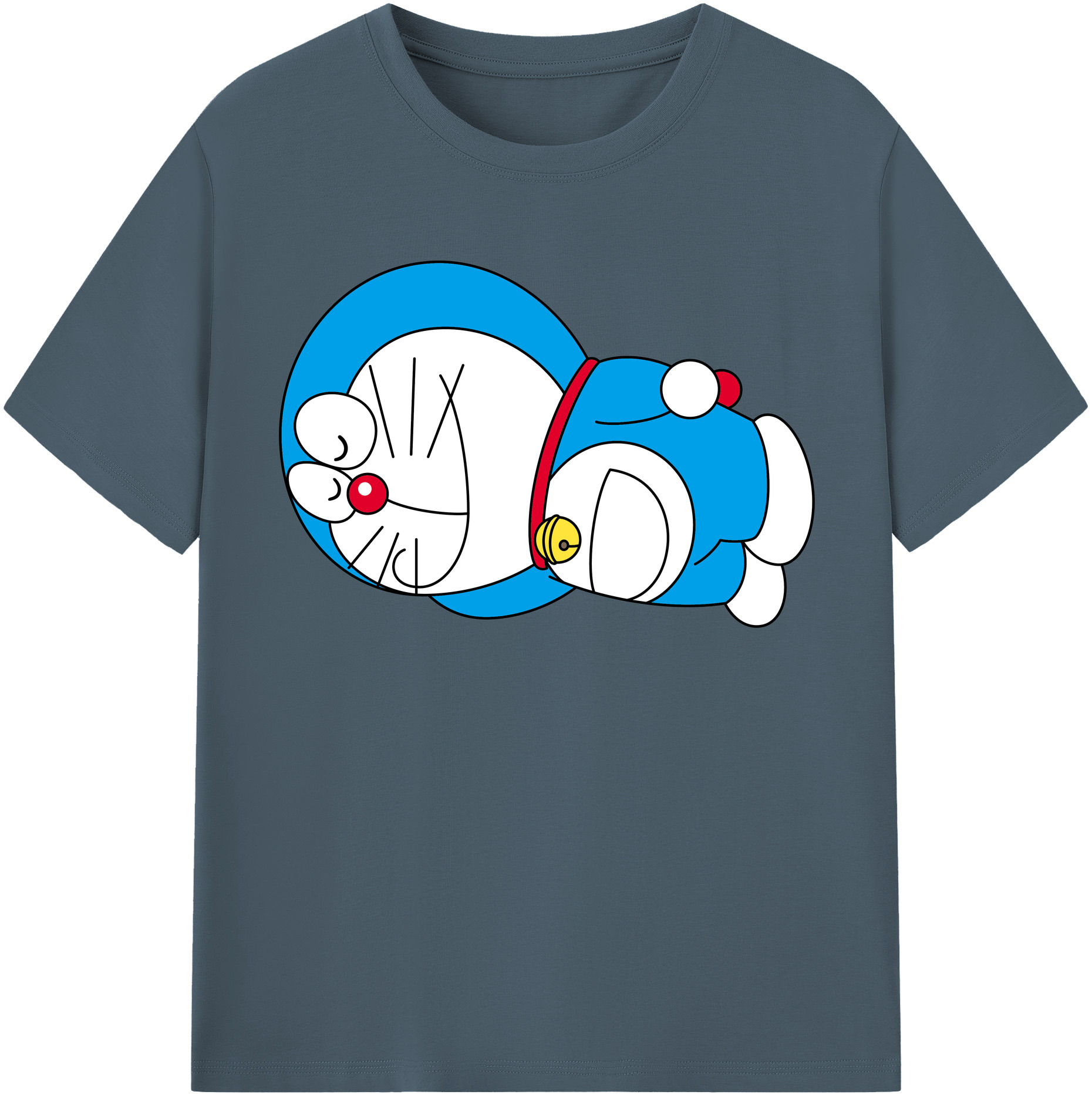 （画像用） ドラえもん Doraemon 綿100％半袖Tシャツ（フロントプリント）